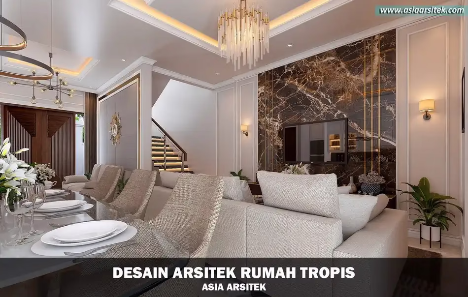 desain rumah tropis modern Bogor