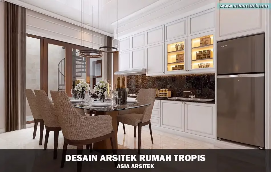 desain rumah tropis modern Bogor