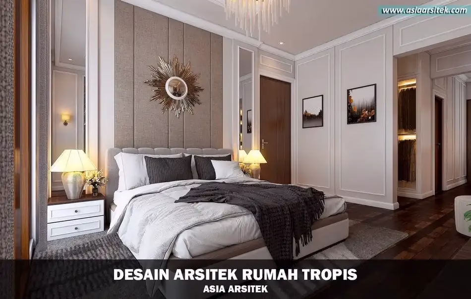 desain rumah tropis modern Bogor