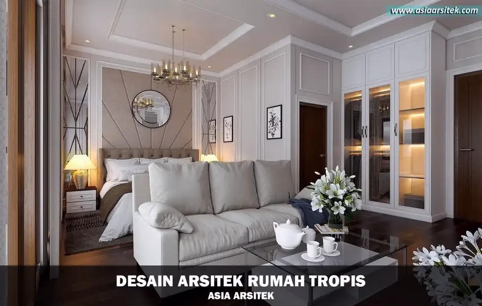 desain rumah tropis modern Depok