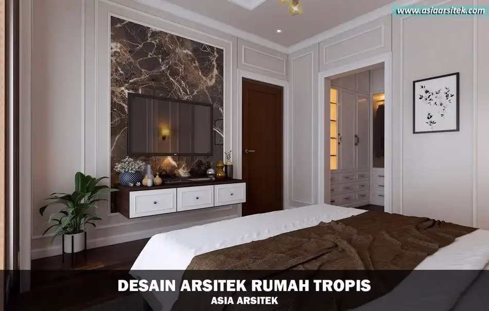 desain rumah tropis modern Depok