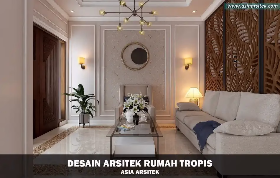 desain rumah tropis modern Depok
