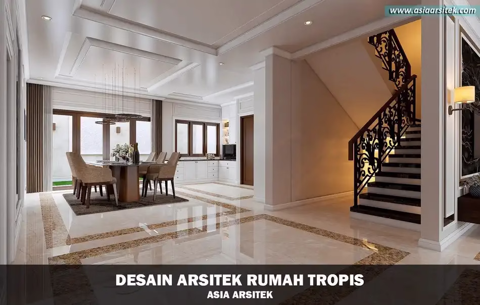 desain rumah tropis modern Depok