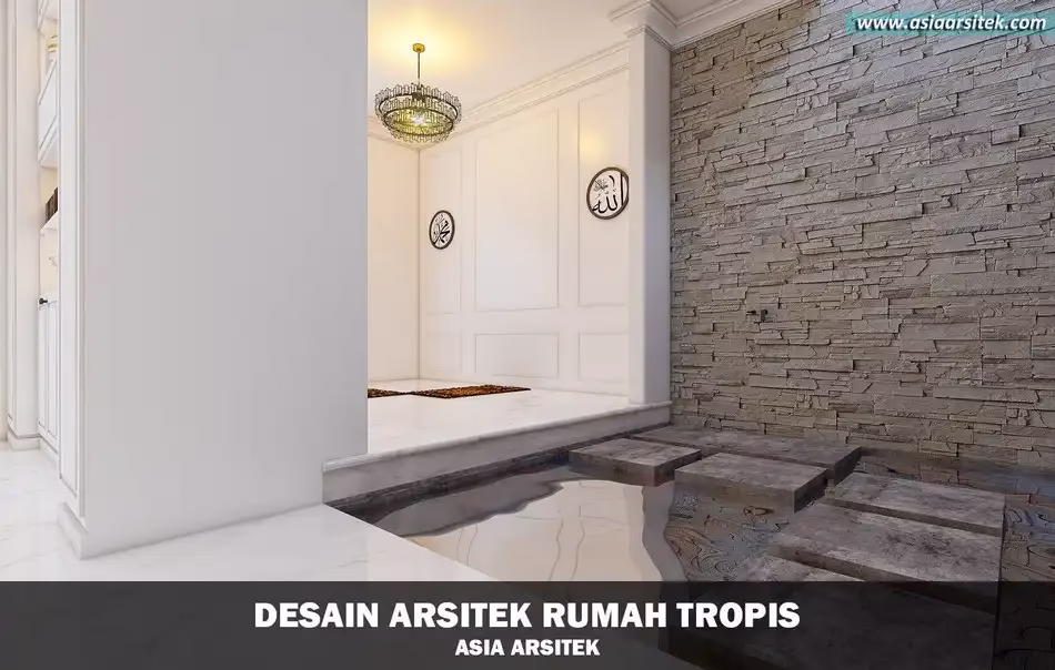 rumah mewah tropis 2 lantai di Bandung