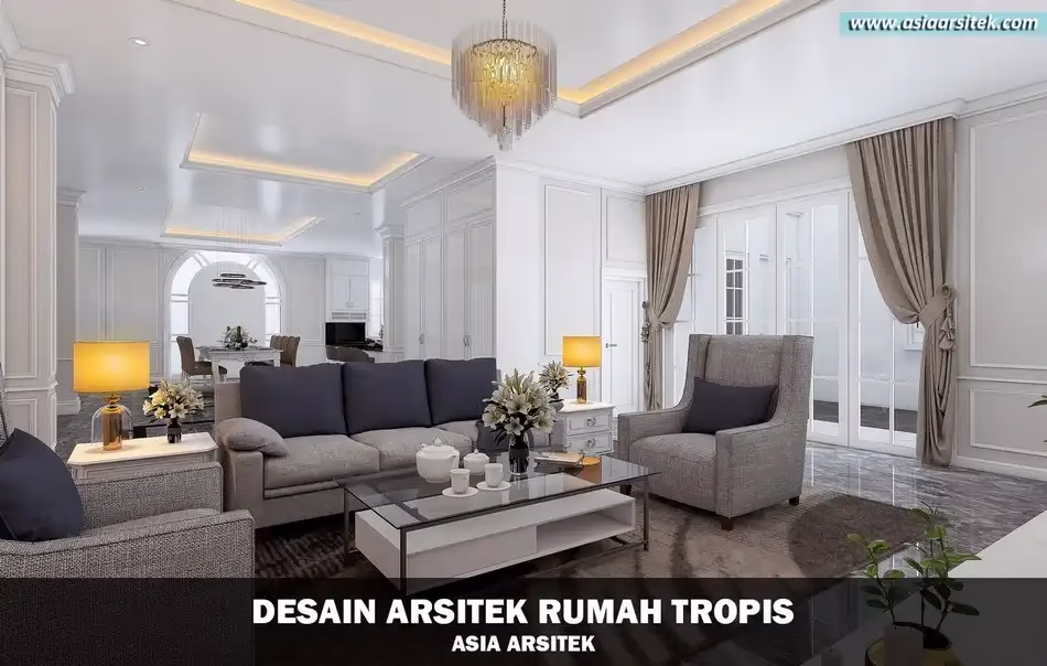 rumah mewah tropis 2 lantai di PIK Jakarta Utara