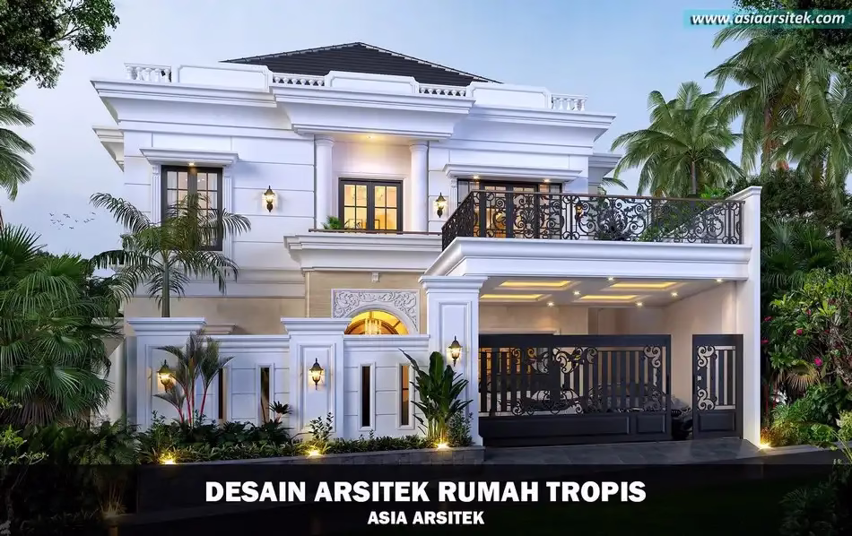 rumah tropis 2 lantai di Sukabumi