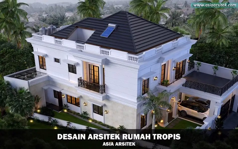 rumah tropis 2 lantai di Sukabumi