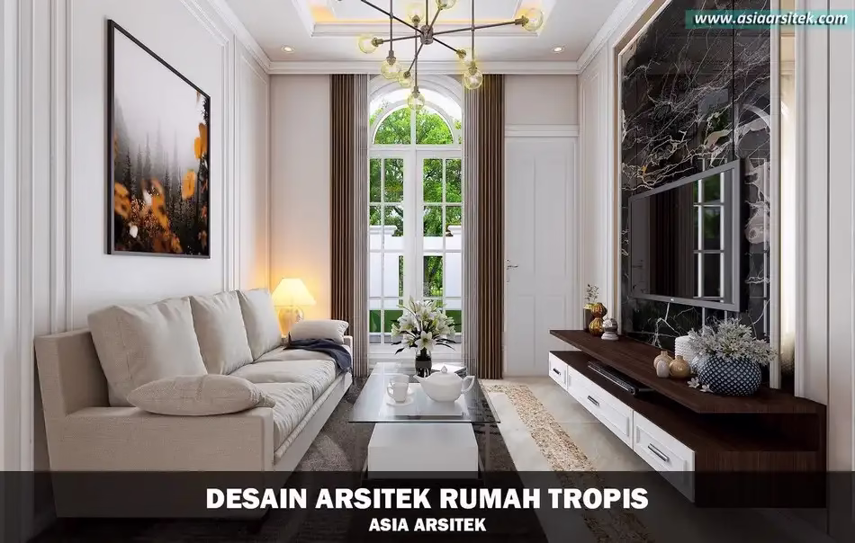 rumah tropis 3 lantai jakarta pusat