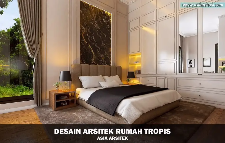 rumah tropis modern 2 lantai di Kembangan