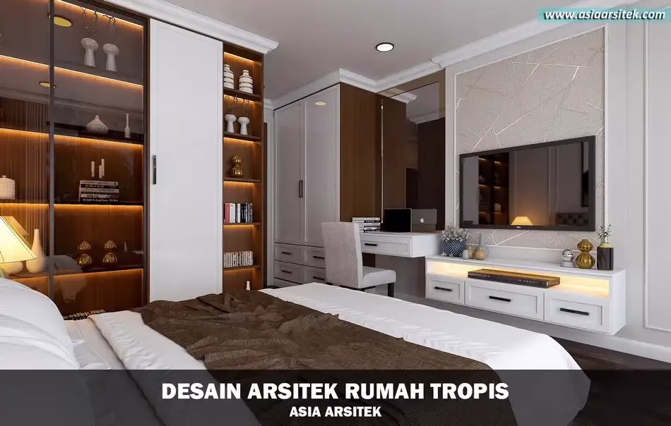 rumah tropis modern bali karawaci