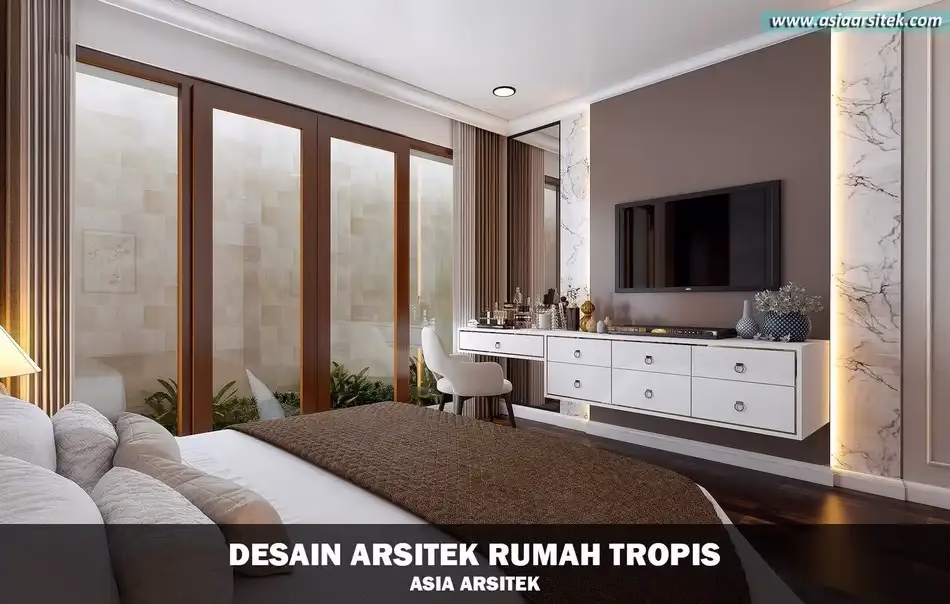 rumah tropis modern bali karawaci