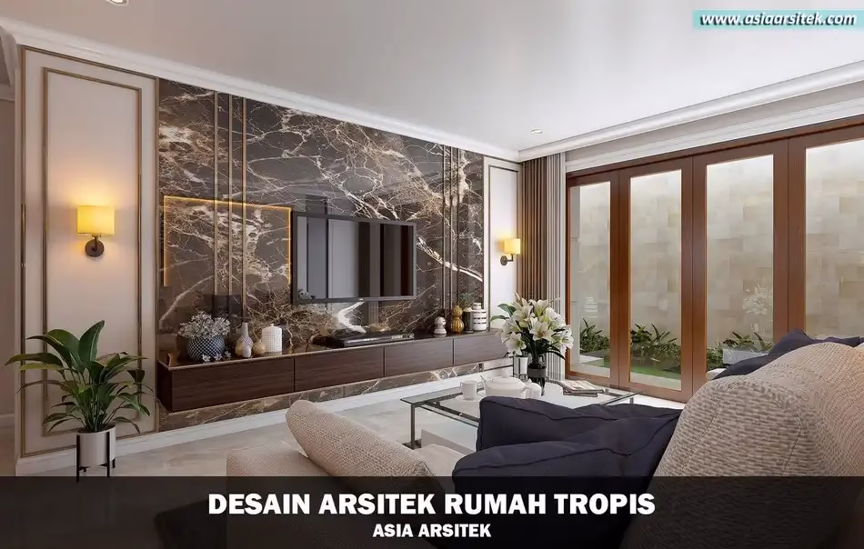 rumah tropis modern bali karawaci