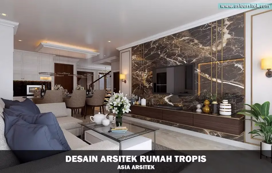 rumah tropis modern bali karawaci