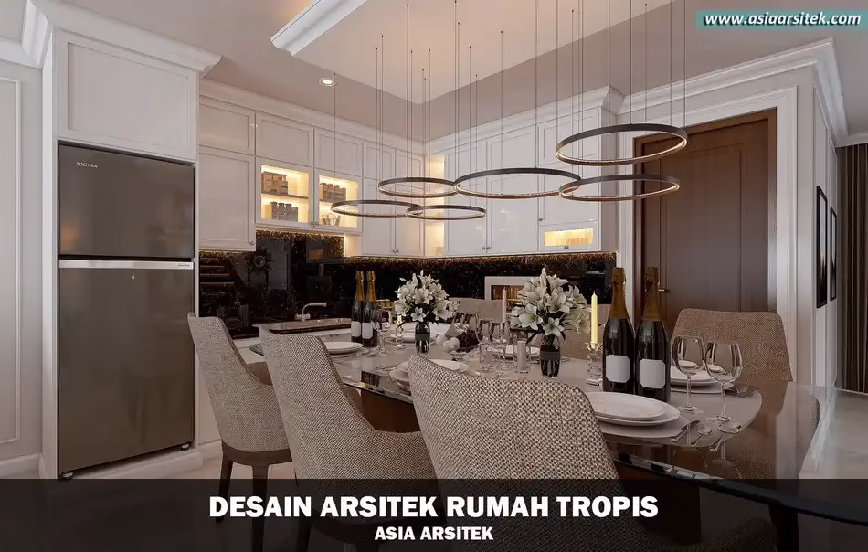 rumah tropis modern bali karawaci
