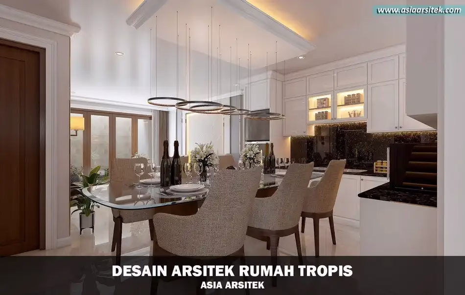 rumah tropis modern bali karawaci