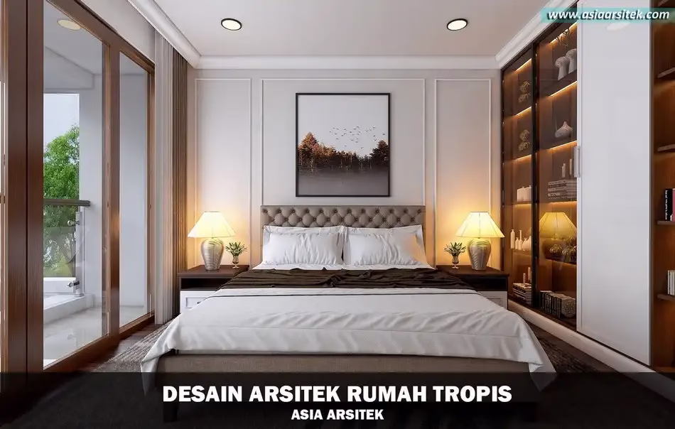 rumah tropis modern bali karawaci
