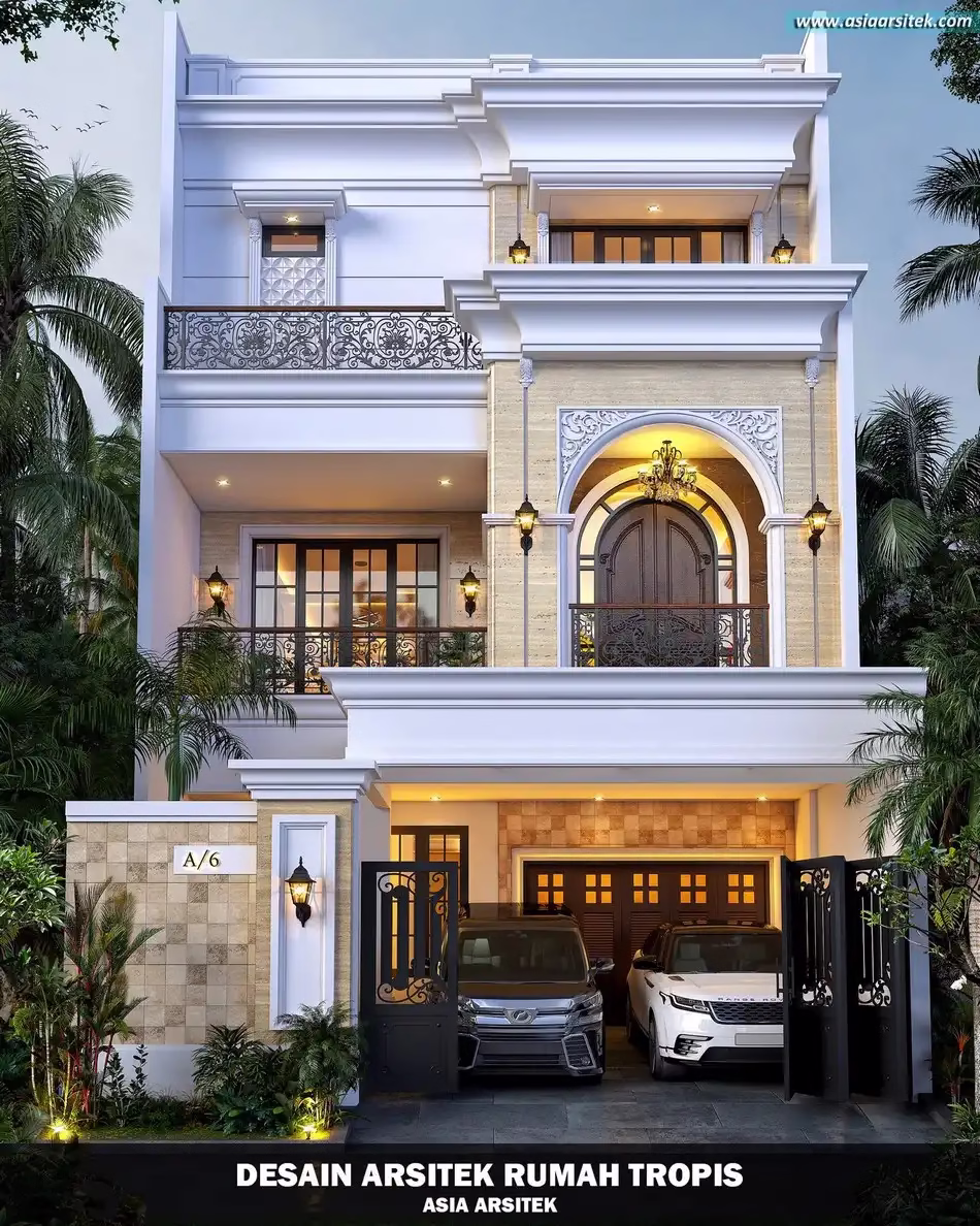 rumah tropis modern jakarta