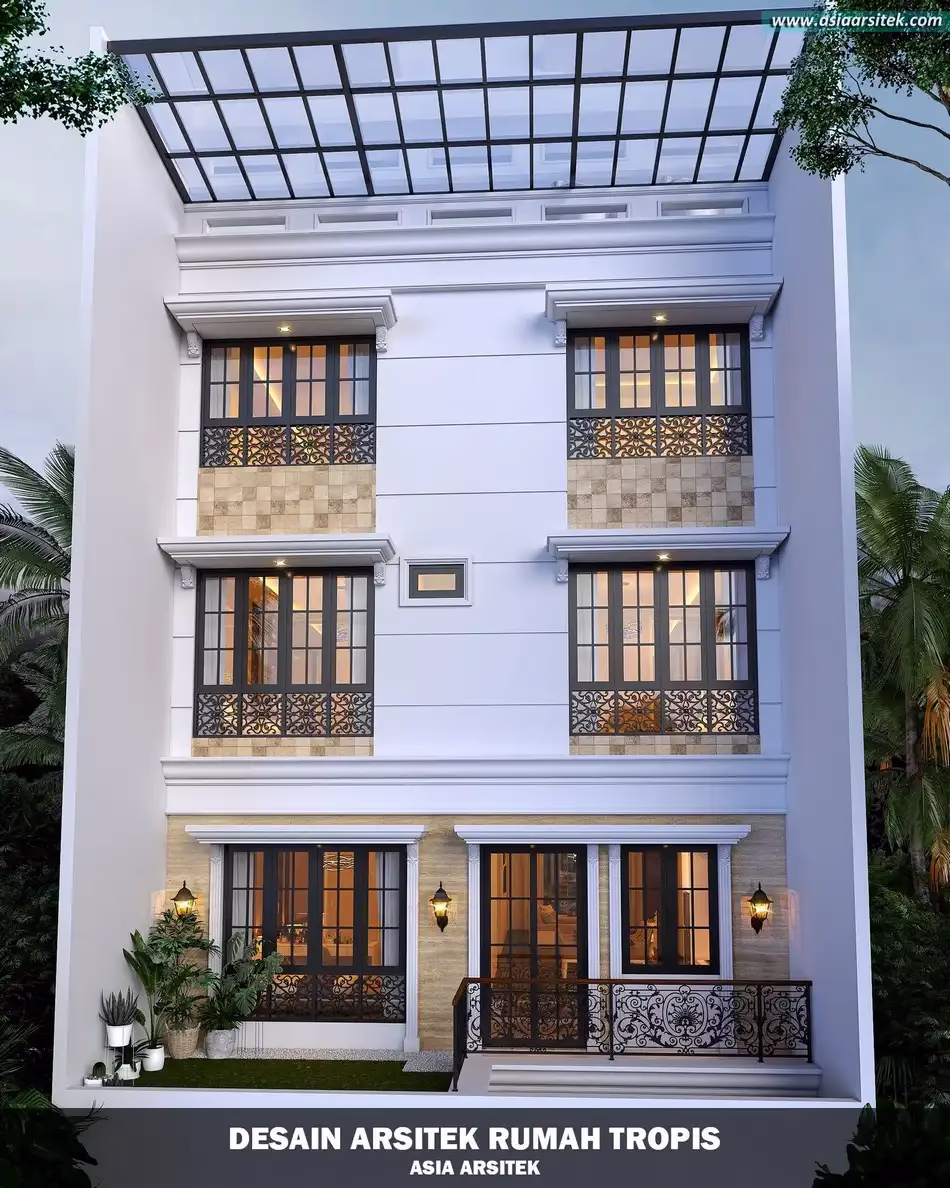 rumah tropis modern jakarta