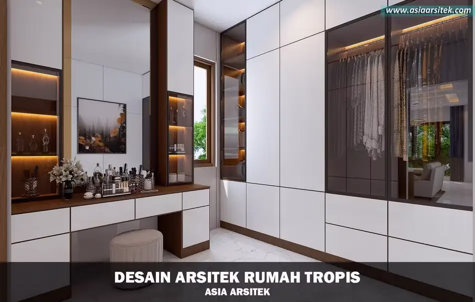 rumah tropis modern serang