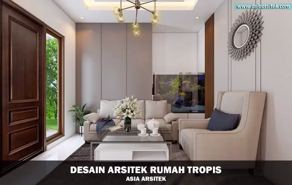 rumah tropis modern serang