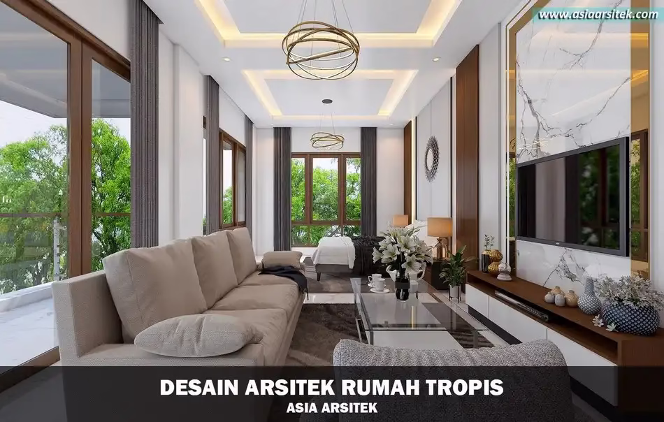 rumah tropis modern serang
