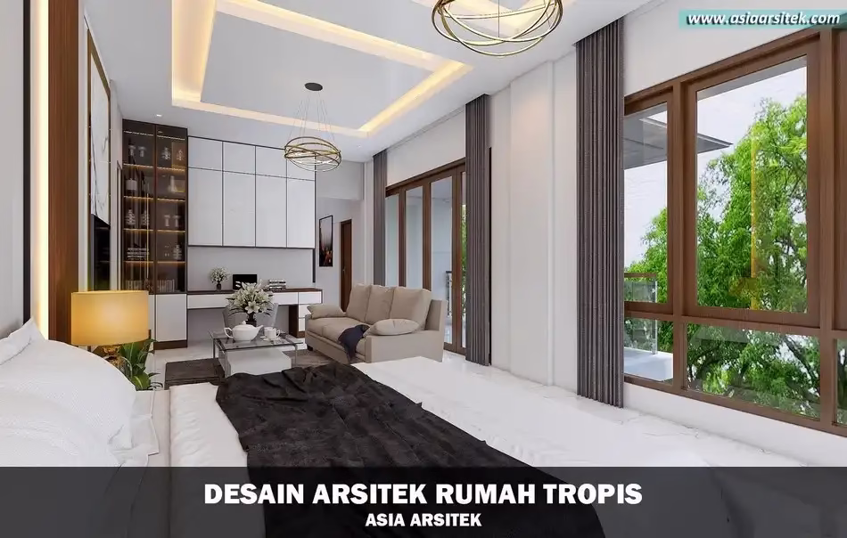 rumah tropis modern serang
