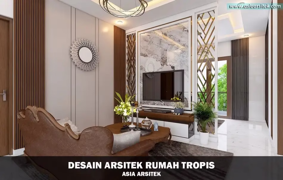rumah tropis modern serang