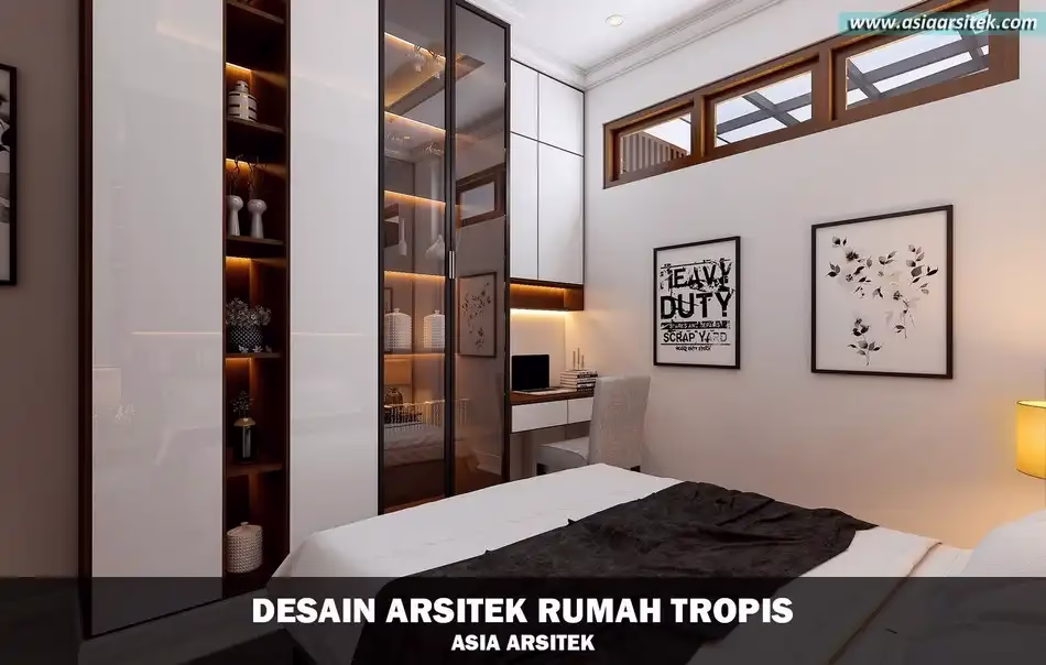 rumah tropis modern serpong