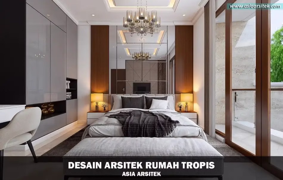rumah tropis modern serpong
