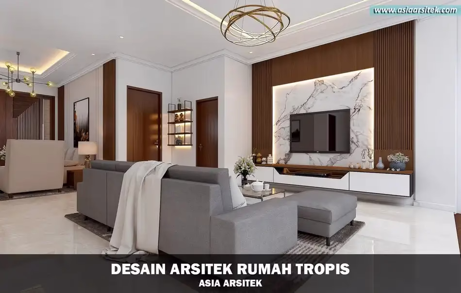 rumah tropis modern serpong
