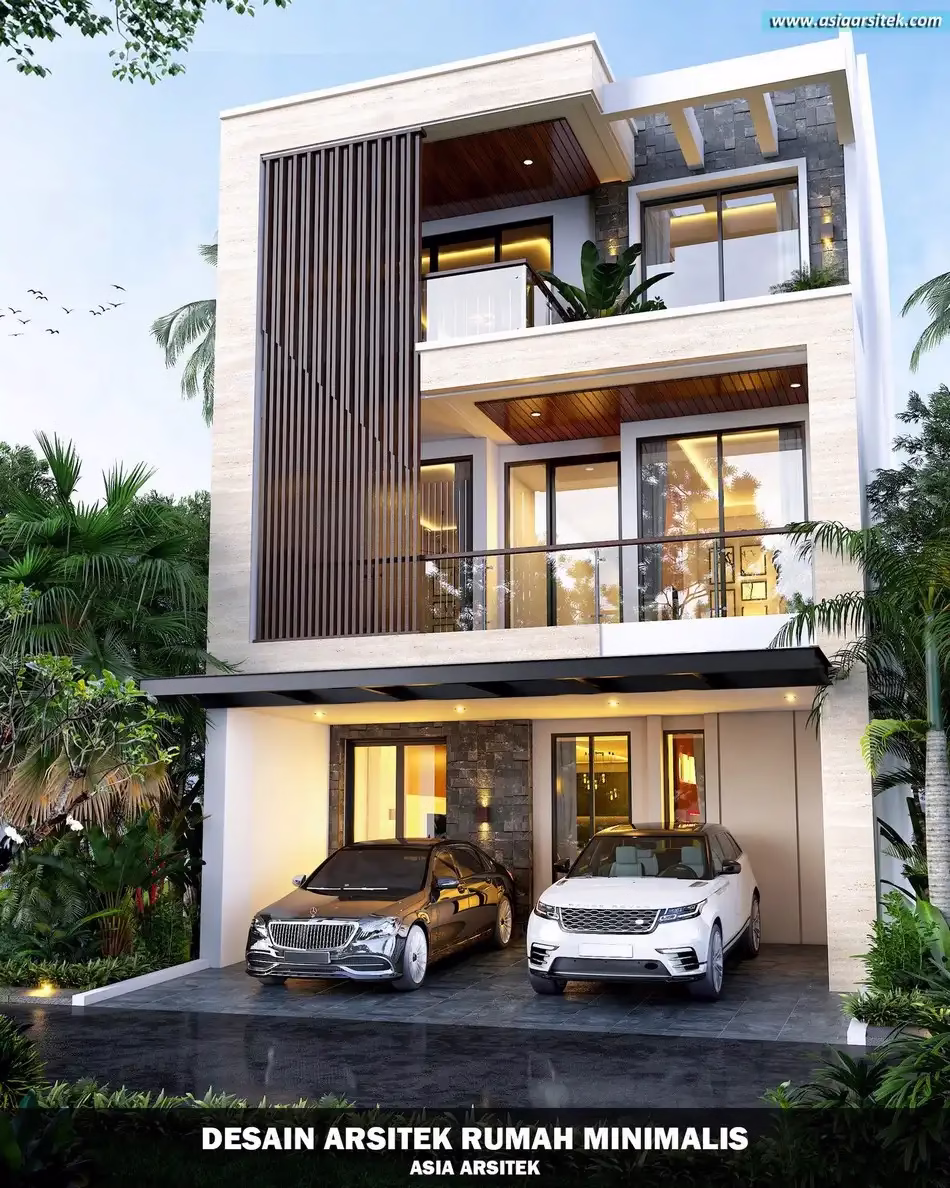 Arsitek Rumah Minimalis Modern 4 Lantai Kembangan