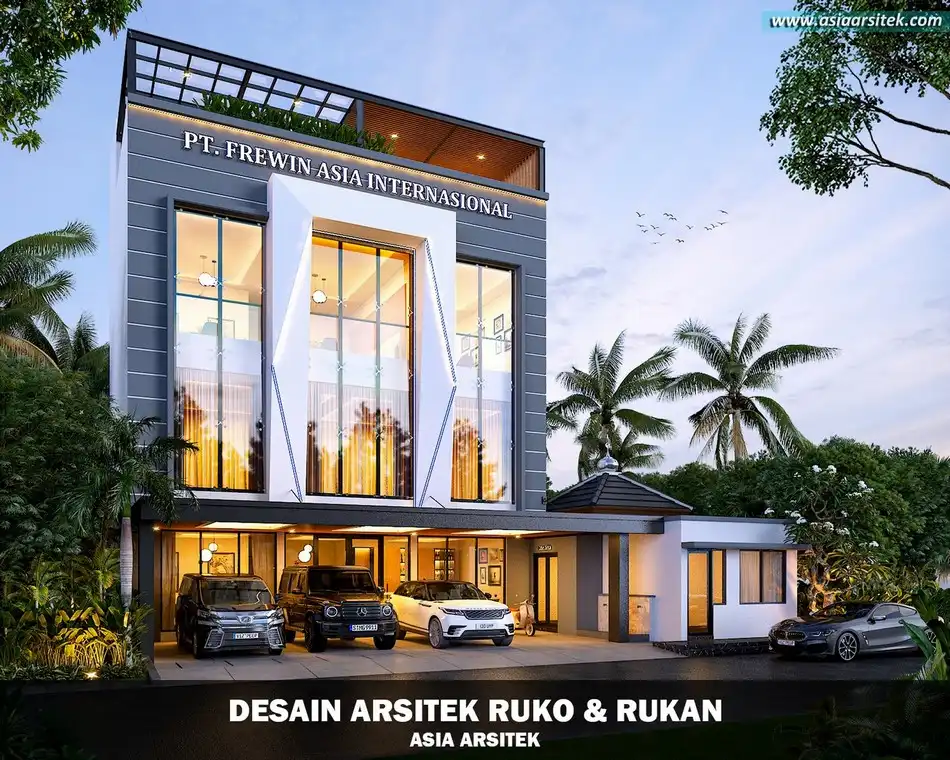 Desain Kantor 3 Lantai Cipondoh