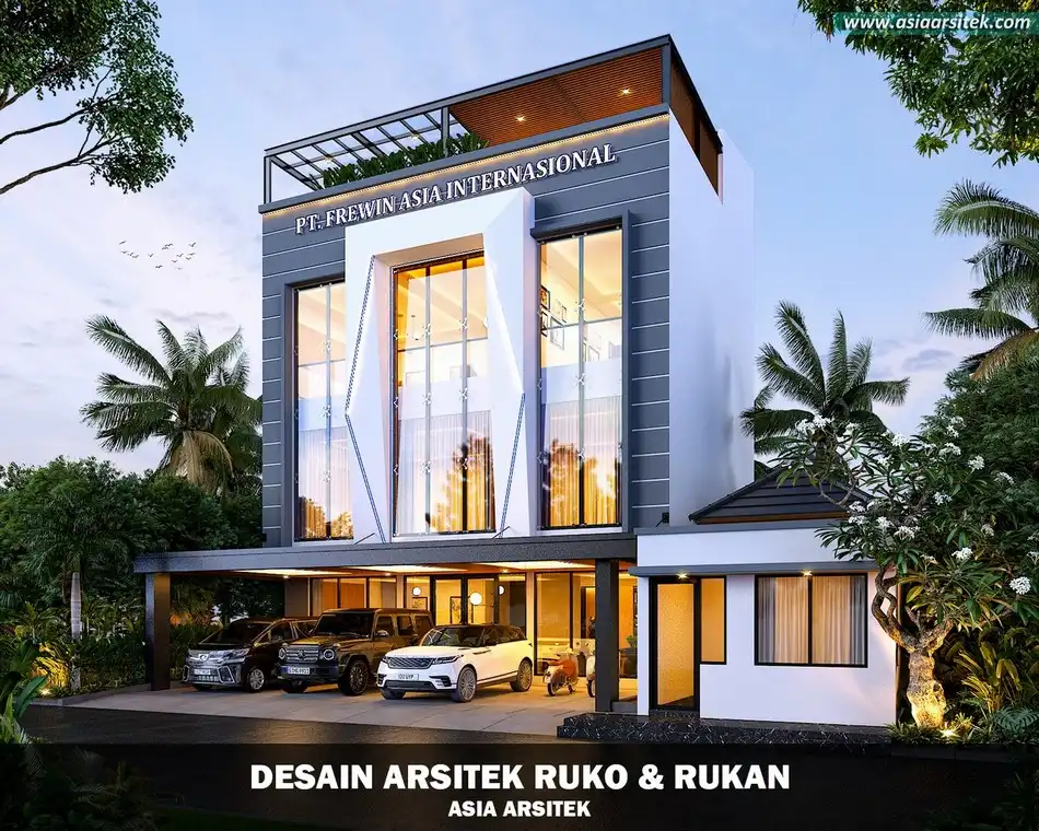 Desain Kantor 3 Lantai Cipondoh