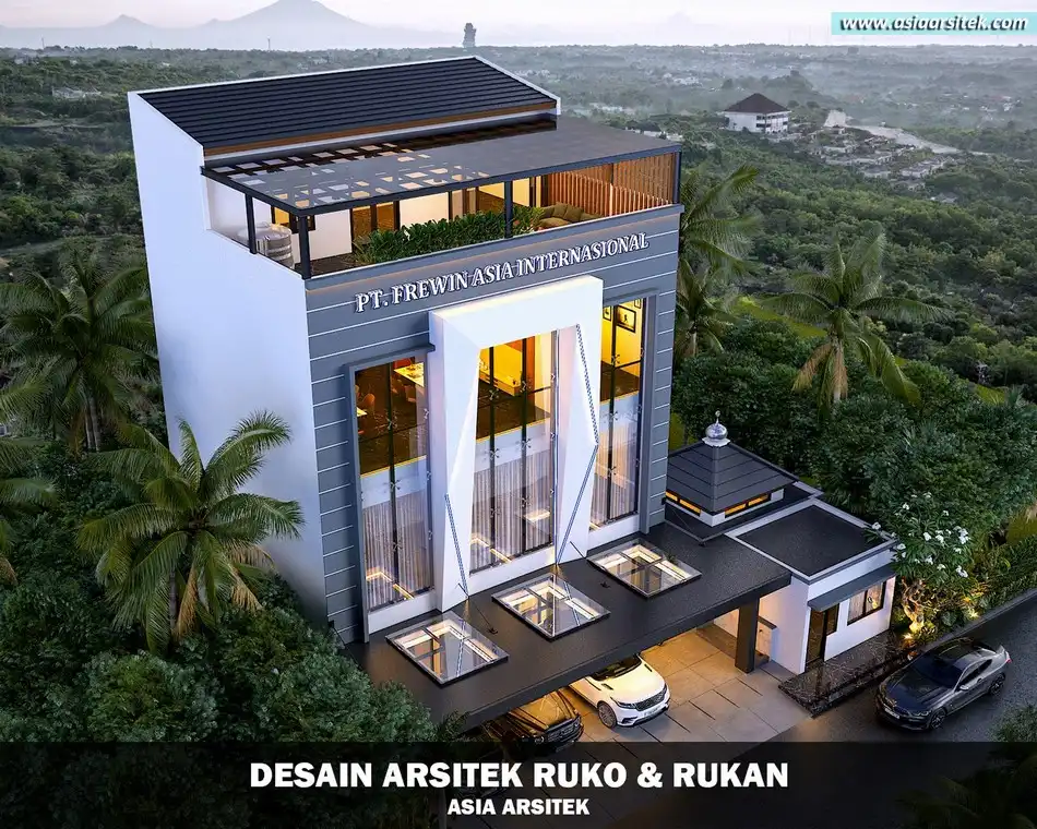Desain Kantor 3 Lantai Cipondoh