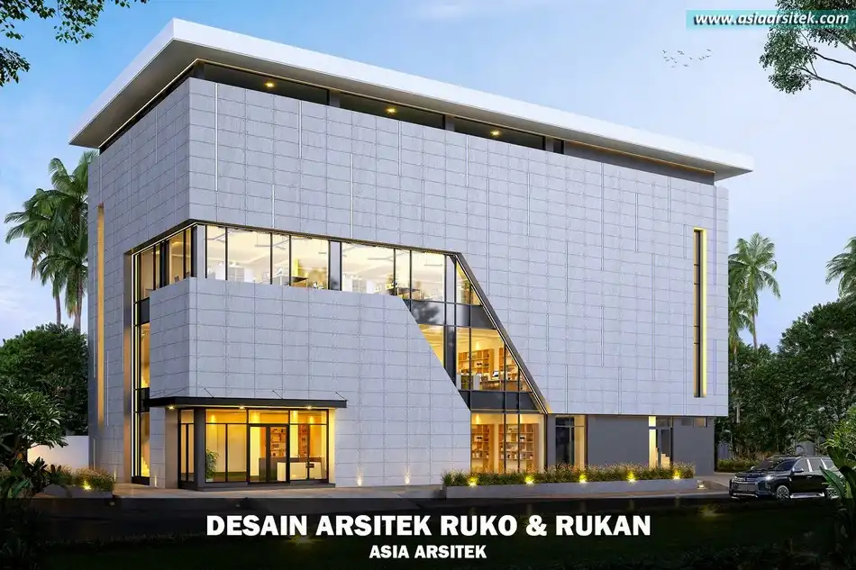 Desain Kantor 4 Lantai Cengkareng