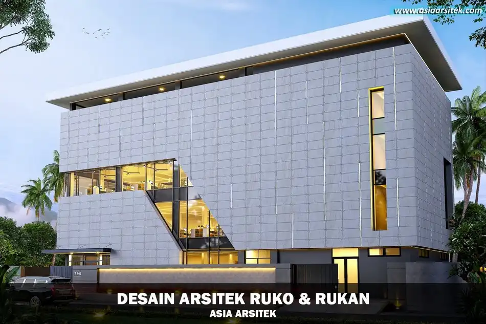 Desain Kantor 4 Lantai Cengkareng