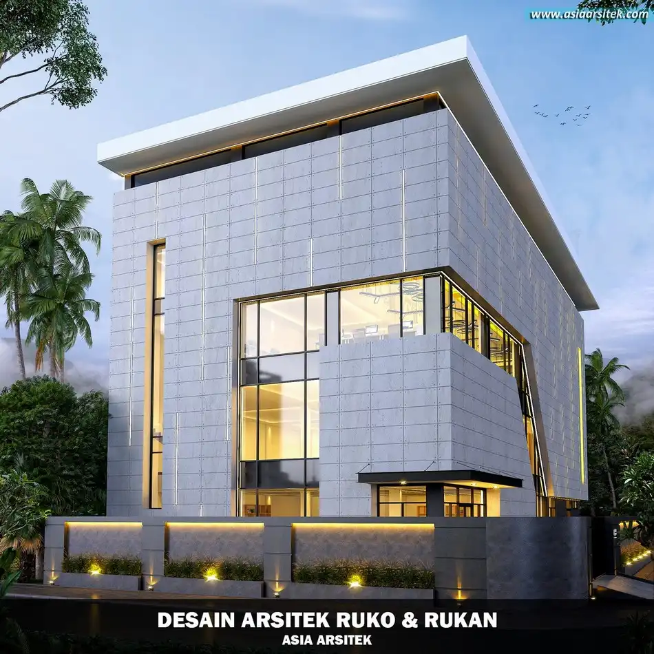 Desain Kantor 4 Lantai Cengkareng