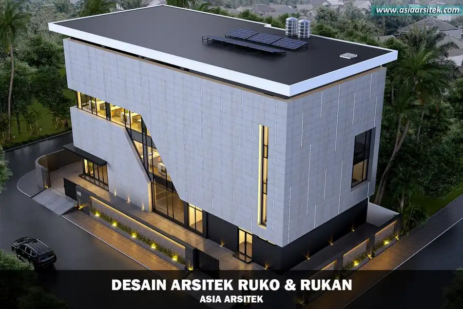 Desain Kantor 4 Lantai Cengkareng