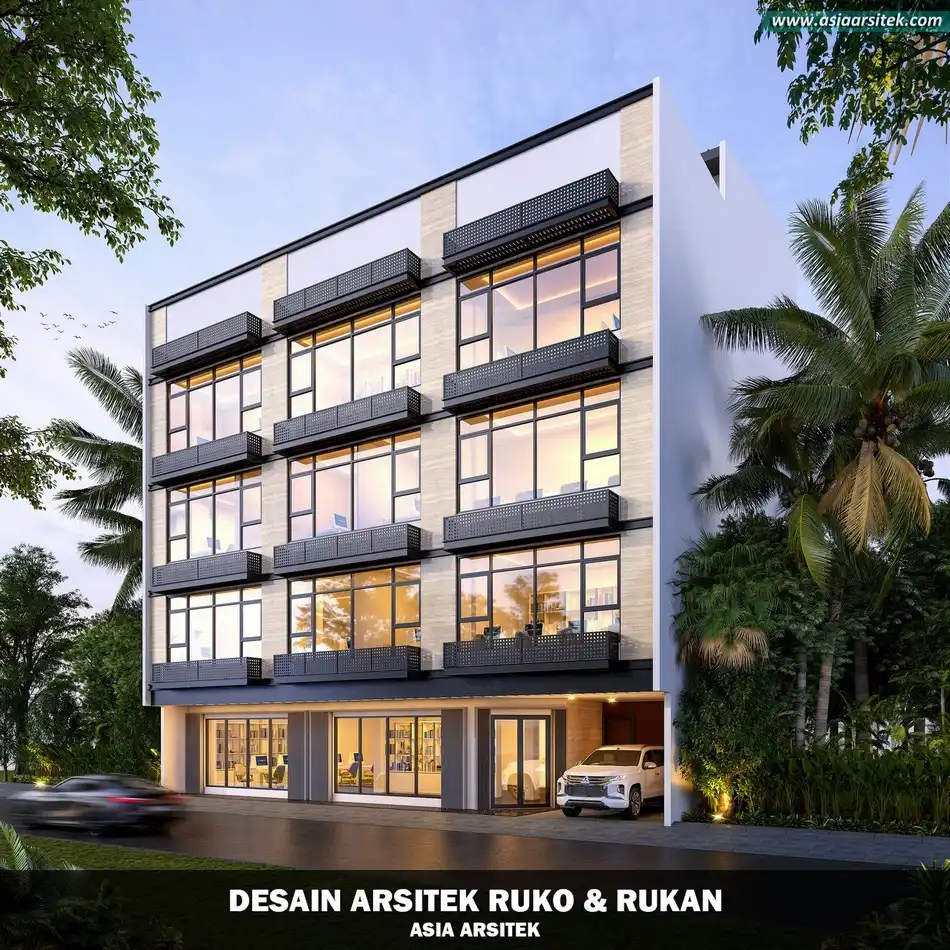 Desain Kantor 5 Lantai Gambir
