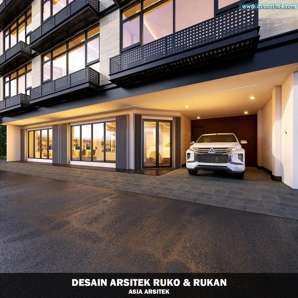 Desain Kantor 5 Lantai Gambir