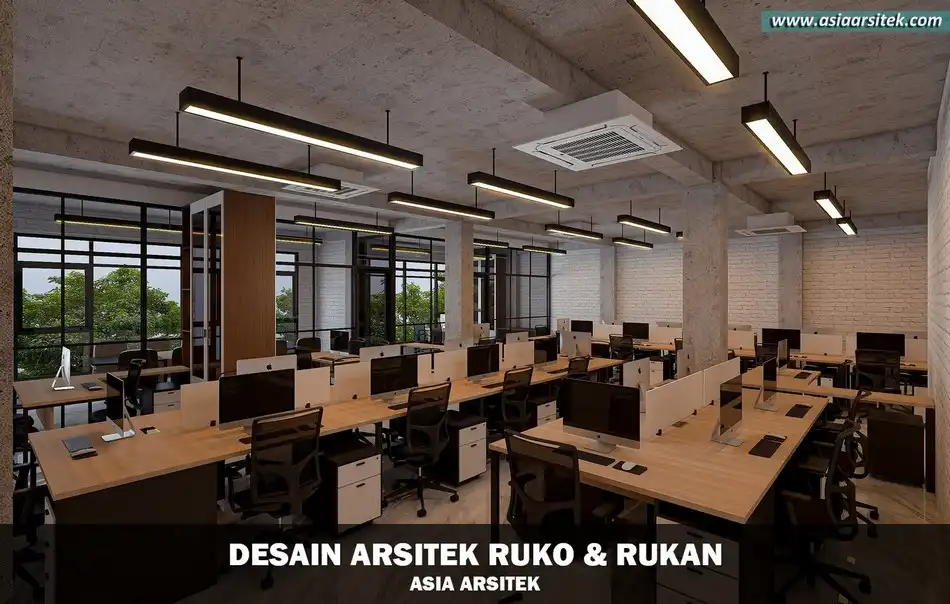 Desain Kantor 5 Lantai Gambir
