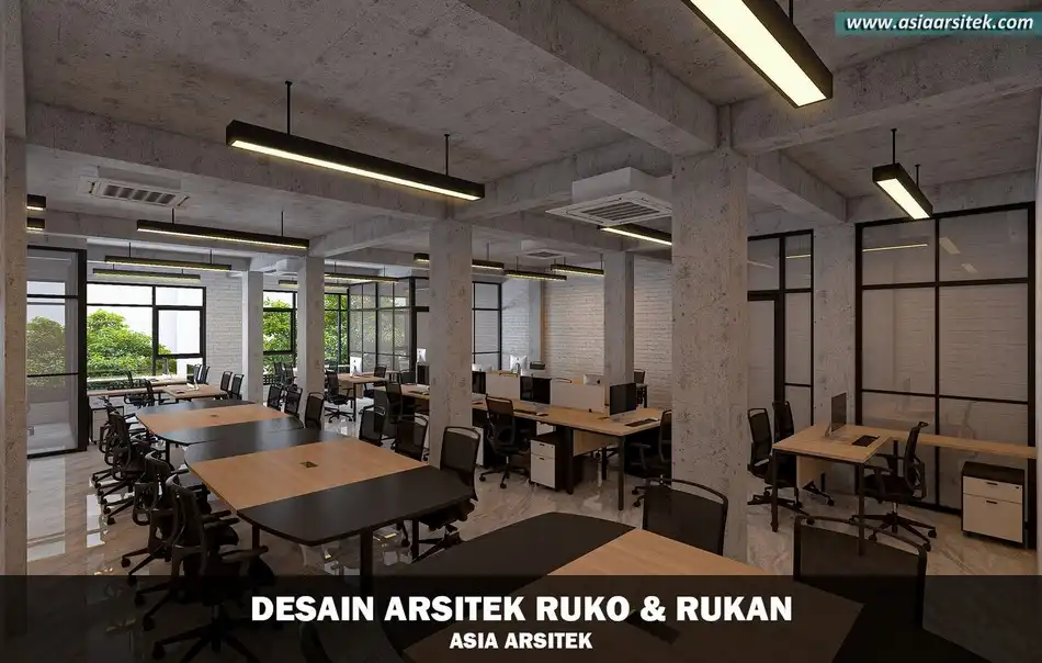 Desain Kantor 5 Lantai Gambir