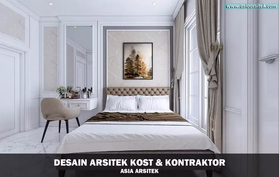 Desain Kos 4 Lantai Grogol Petamburan
