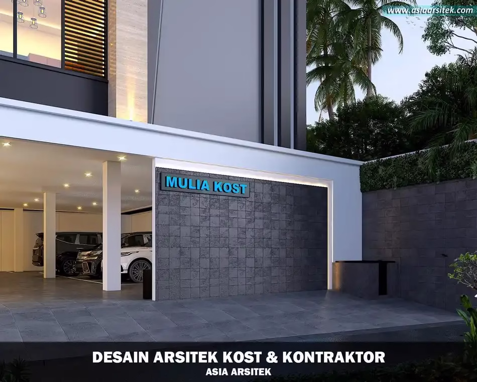 Desain Kos 4 Lantai Pagedangan Tangerang