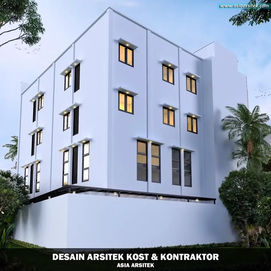 Desain Kos 4 Lantai Pagedangan Tangerang