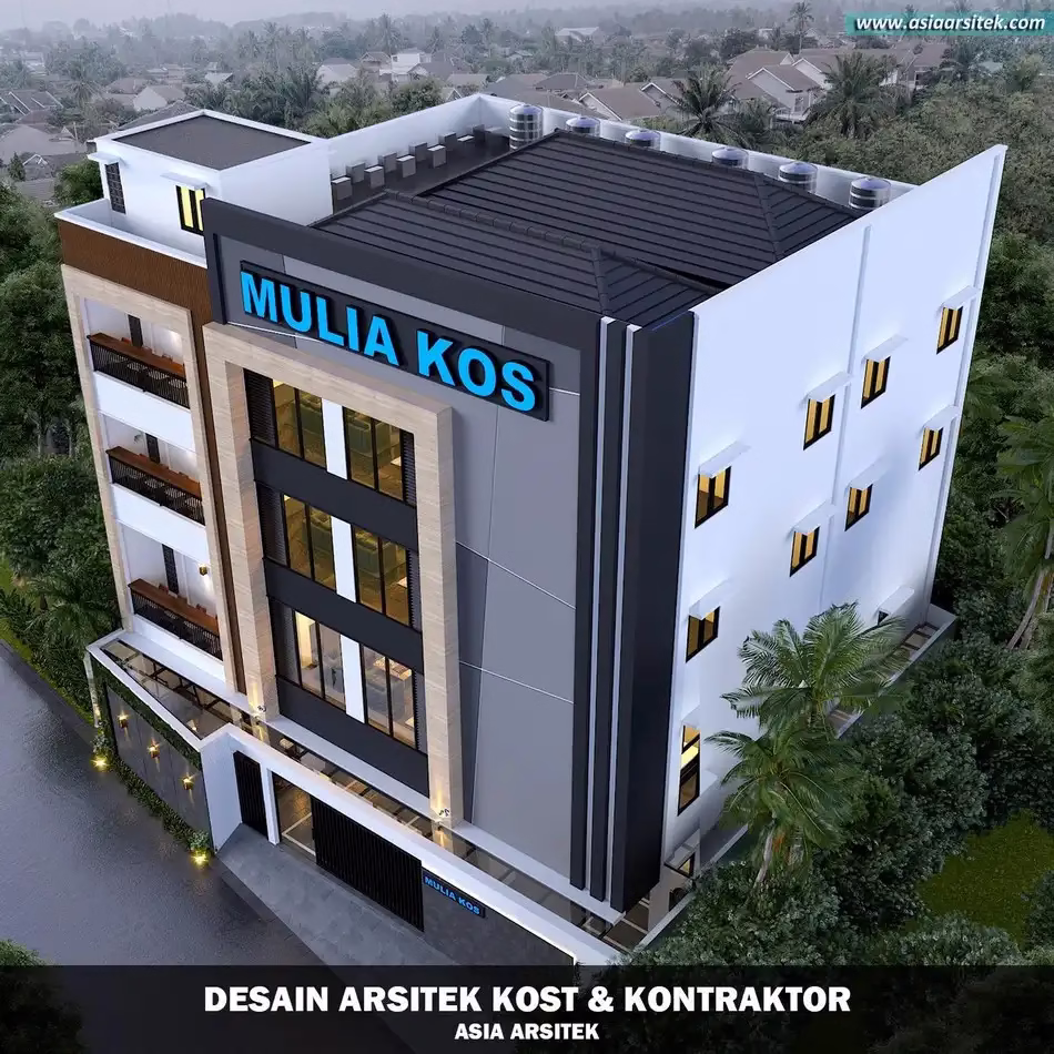 Desain Kos 4 Lantai Pagedangan Tangerang