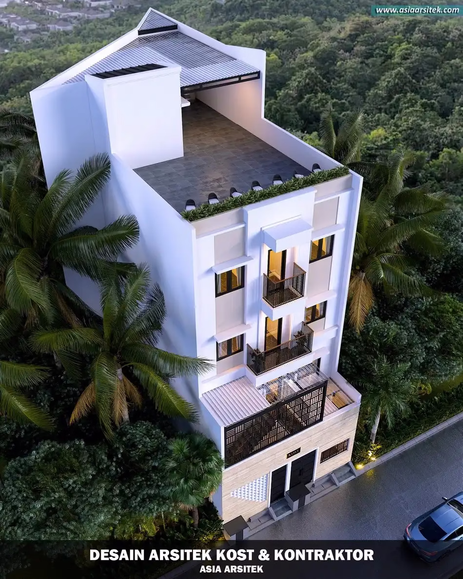 Desain Kosan 4 Lantai Menteng Jakarta
