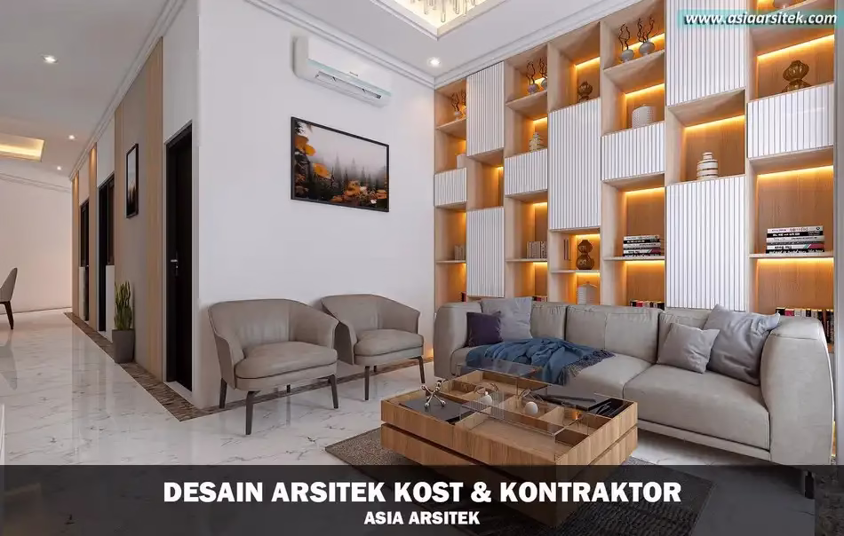 Desain Kosan 4 Lantai Menteng Jakarta