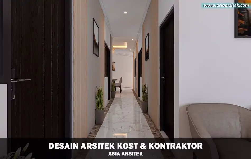 Desain Kosan 4 Lantai Menteng Jakarta