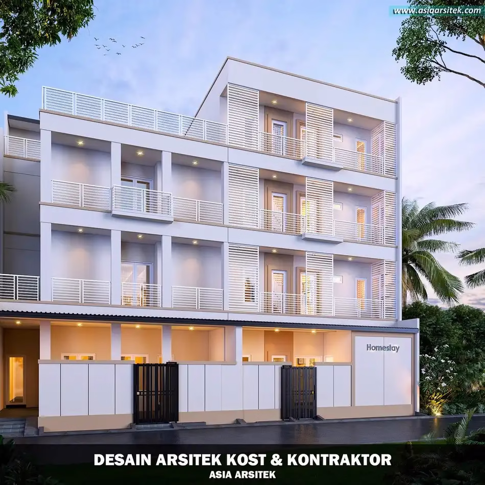 Desain Kosan 4 Lantai Tanah Abang